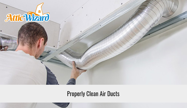 Properly Clean Air Ducts