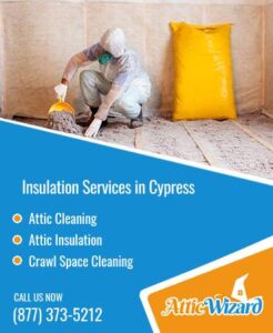 Image showcasing Attic & Crawl Space Cleaning, Attic Insulation in Cypress - Attic Wizard